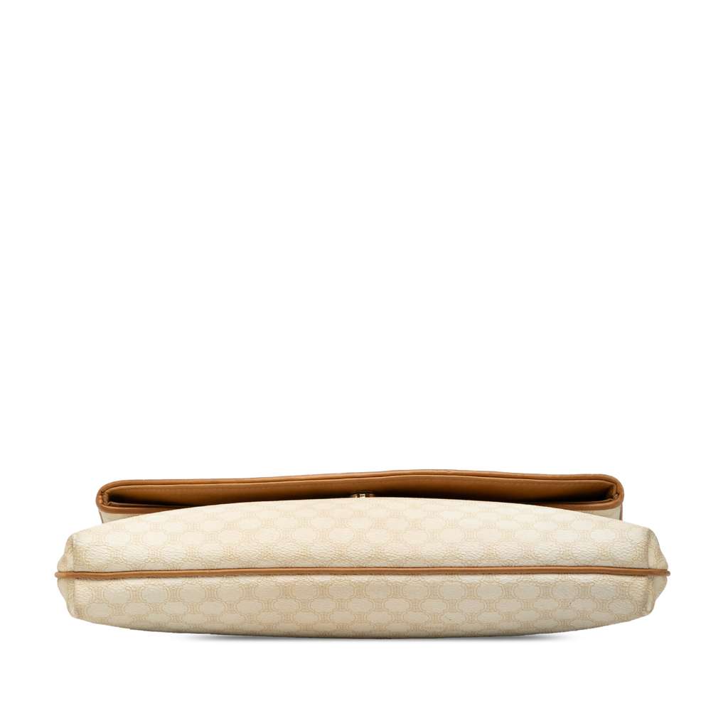 Celine Macadam Coated Canvas Clutch - 3