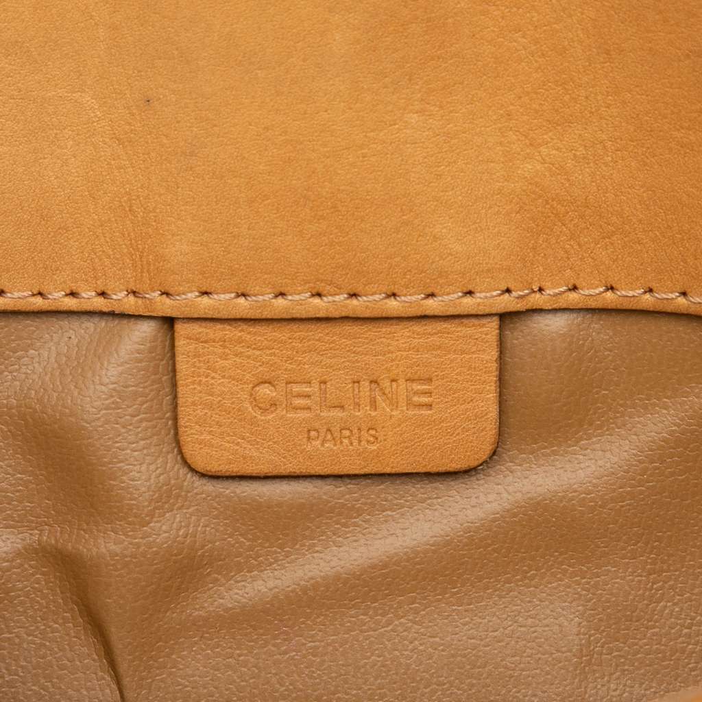 Celine Macadam Coated Canvas Clutch - 5