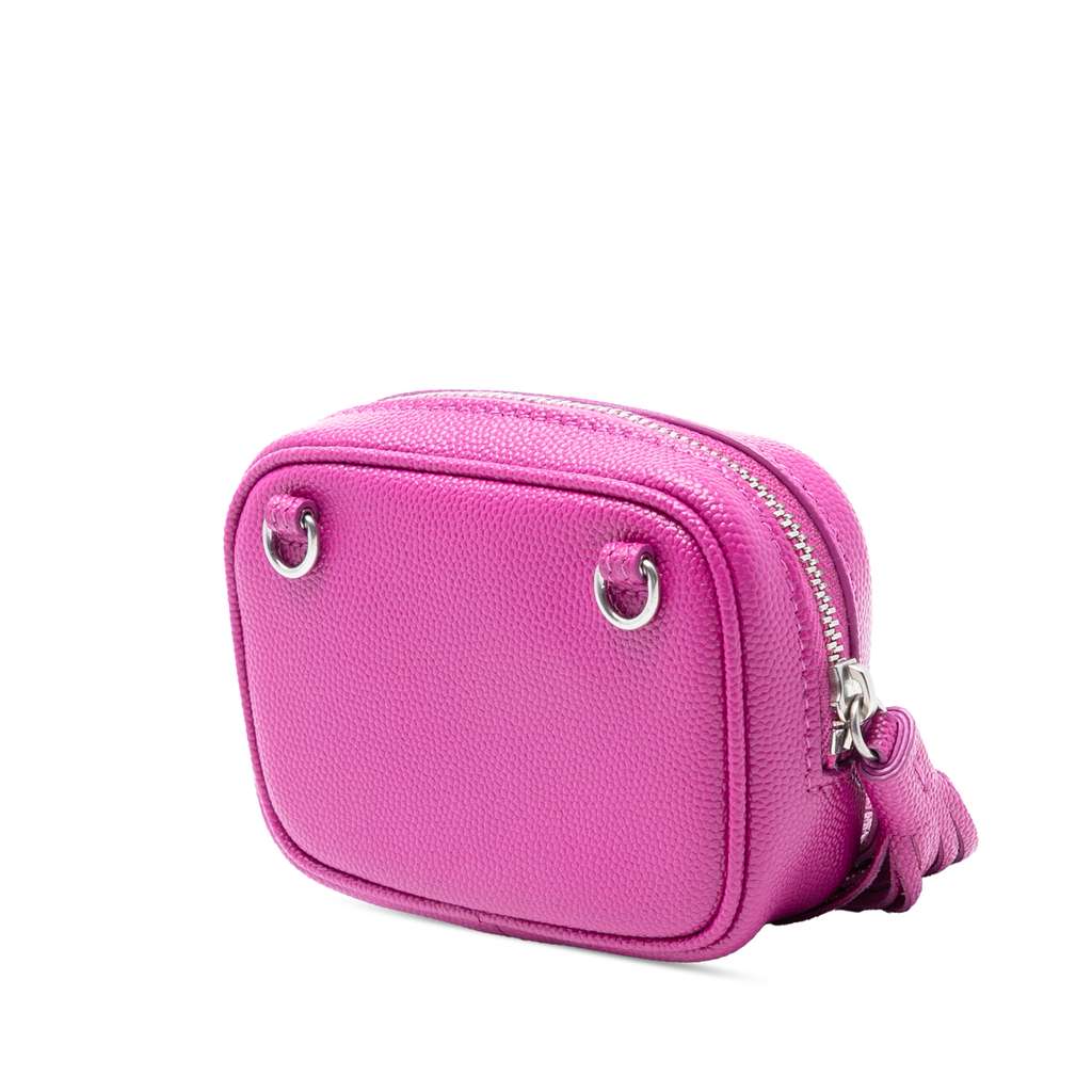 Saint Laurent Baby Matelasse Grain De Poudre Monogram Lou Camera Bag - 2