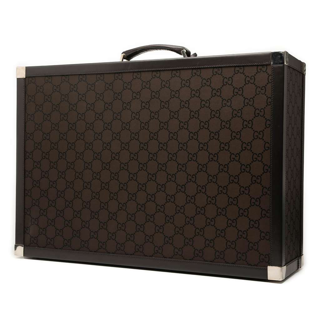Gucci GG Canvas Trunk Suitcase - 2