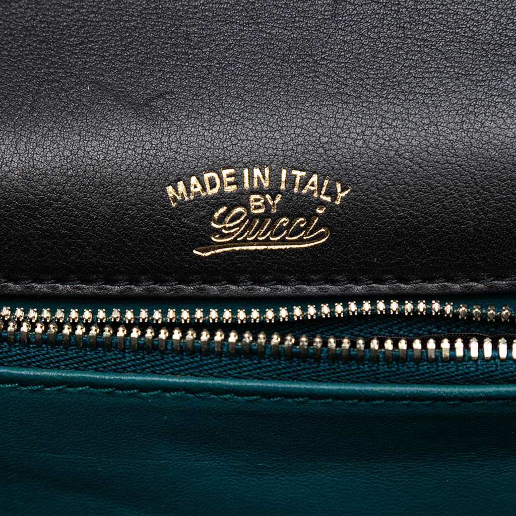 Gucci Nubuck 1973 Flap Handbag - 5