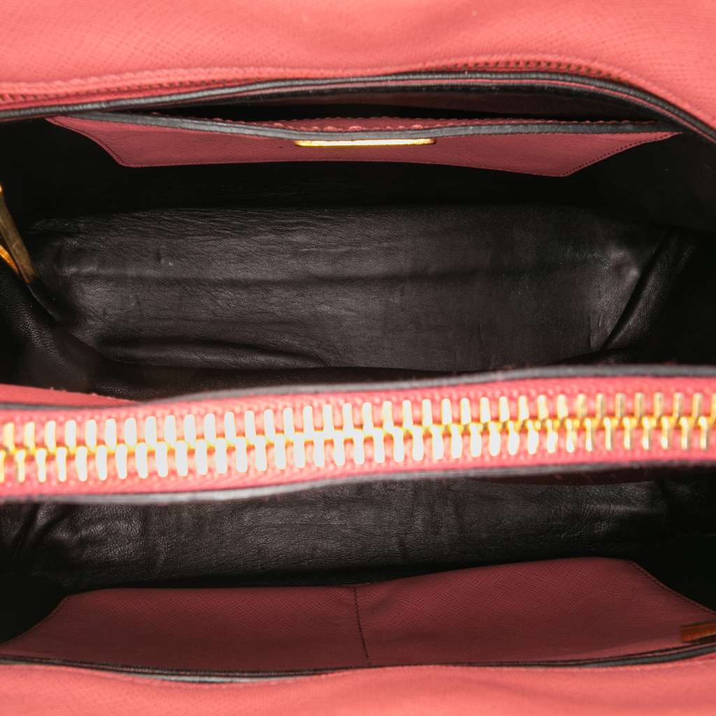 Prada Saffiano Soft Triple Pocket Tote - 4