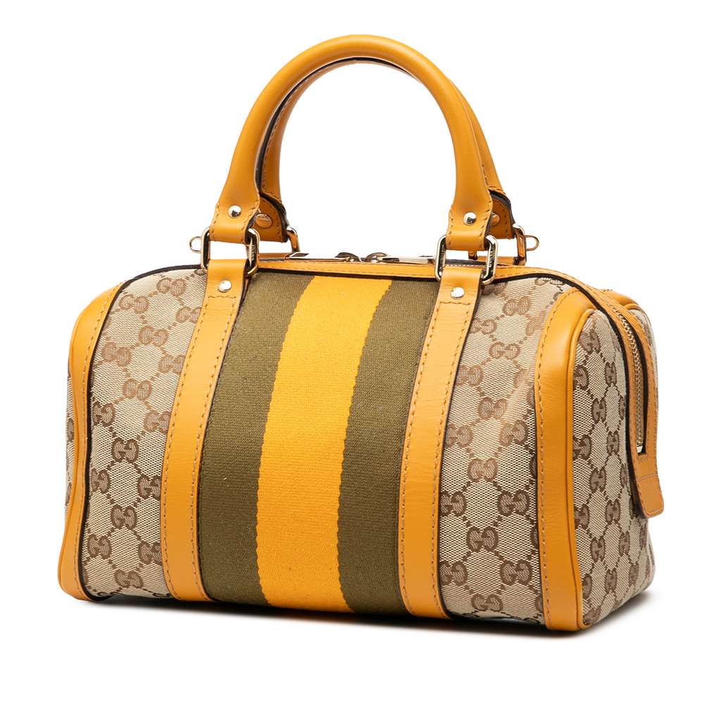 Gucci Small GG Canvas Web Joy Boston Bag - 2