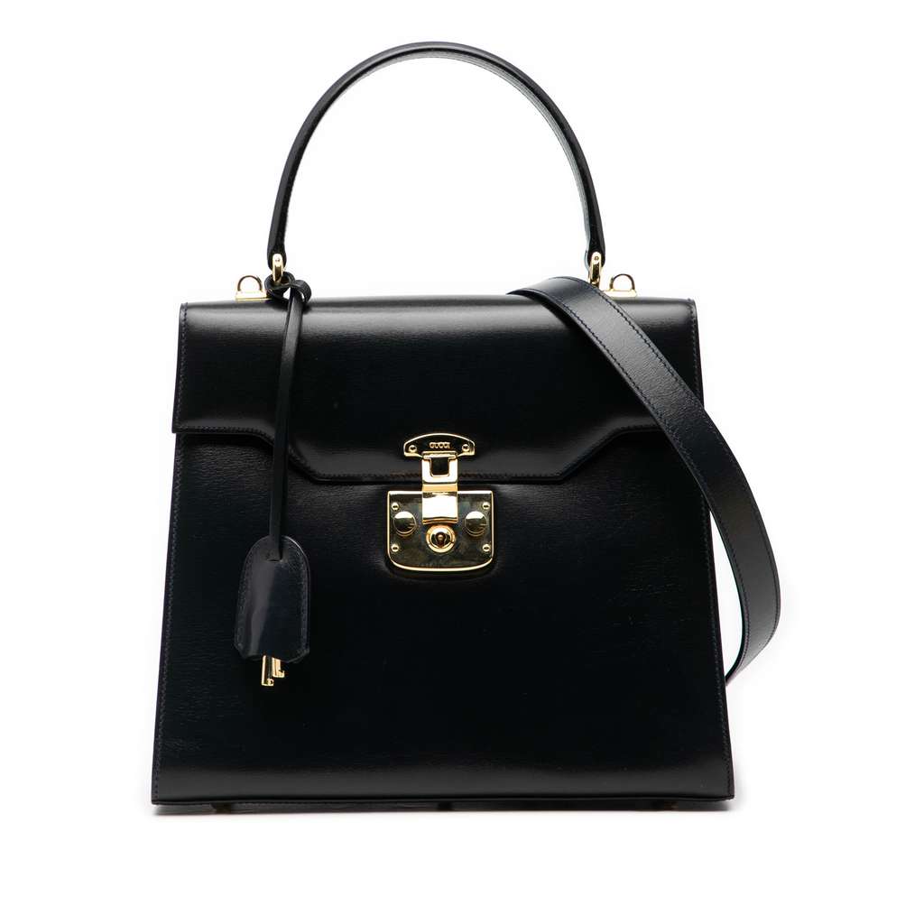 Gucci Calfskin Lady Lock Satchel