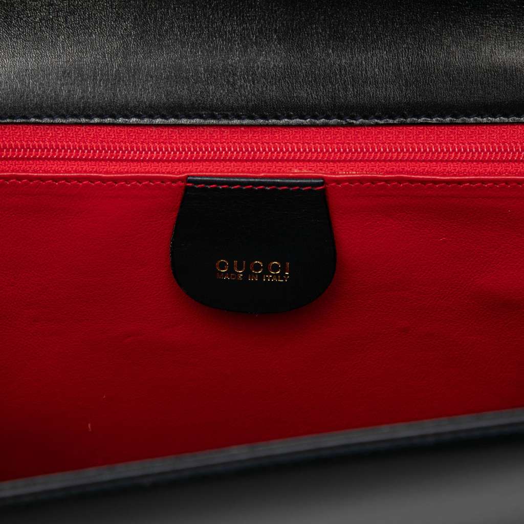 Gucci Calfskin Lady Lock Satchel - 5