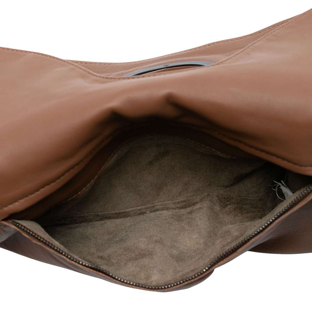 Bottega Veneta Nappa Embossed Intrecciato Turnlock Clutch - 4