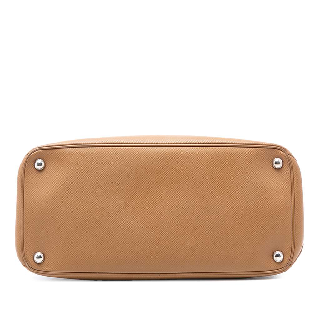 Prada Saffiano Cuir Turnlock Twin Satchel - 3