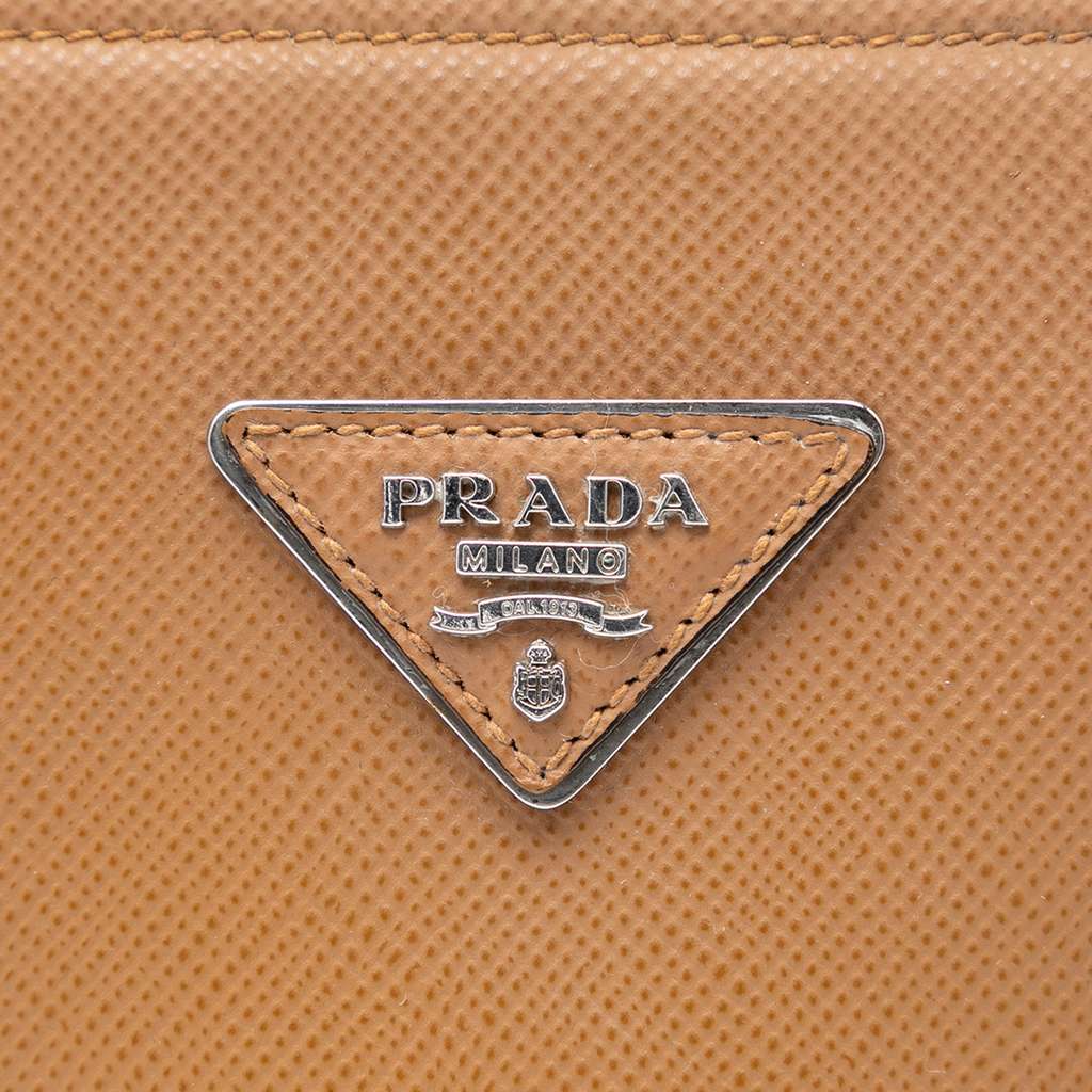Prada Saffiano Cuir Turnlock Twin Satchel - 5