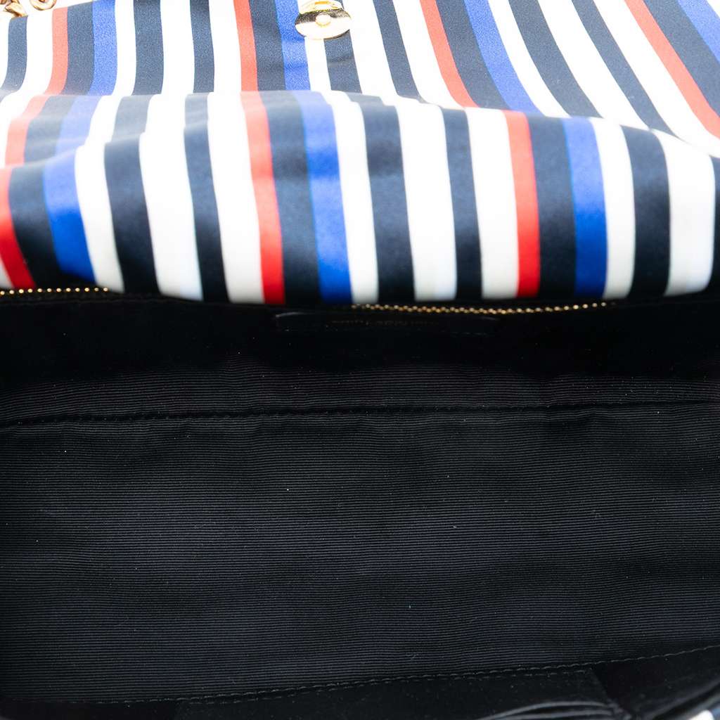 Saint Laurent Medium Quilted Silk Carre Patchwork Jamie Shoulder Bag - 4