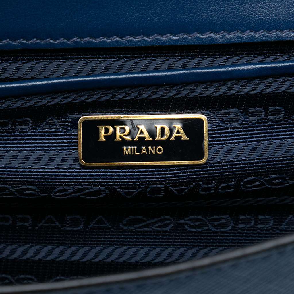 Prada Saffiano Lux Chain Crossbody - 5