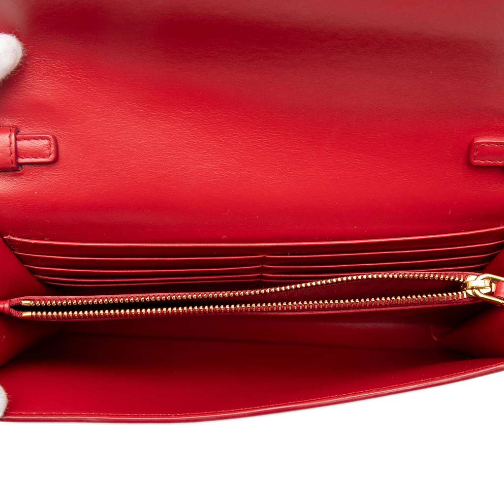 Prada Saffiano Wallet on Strap - 4