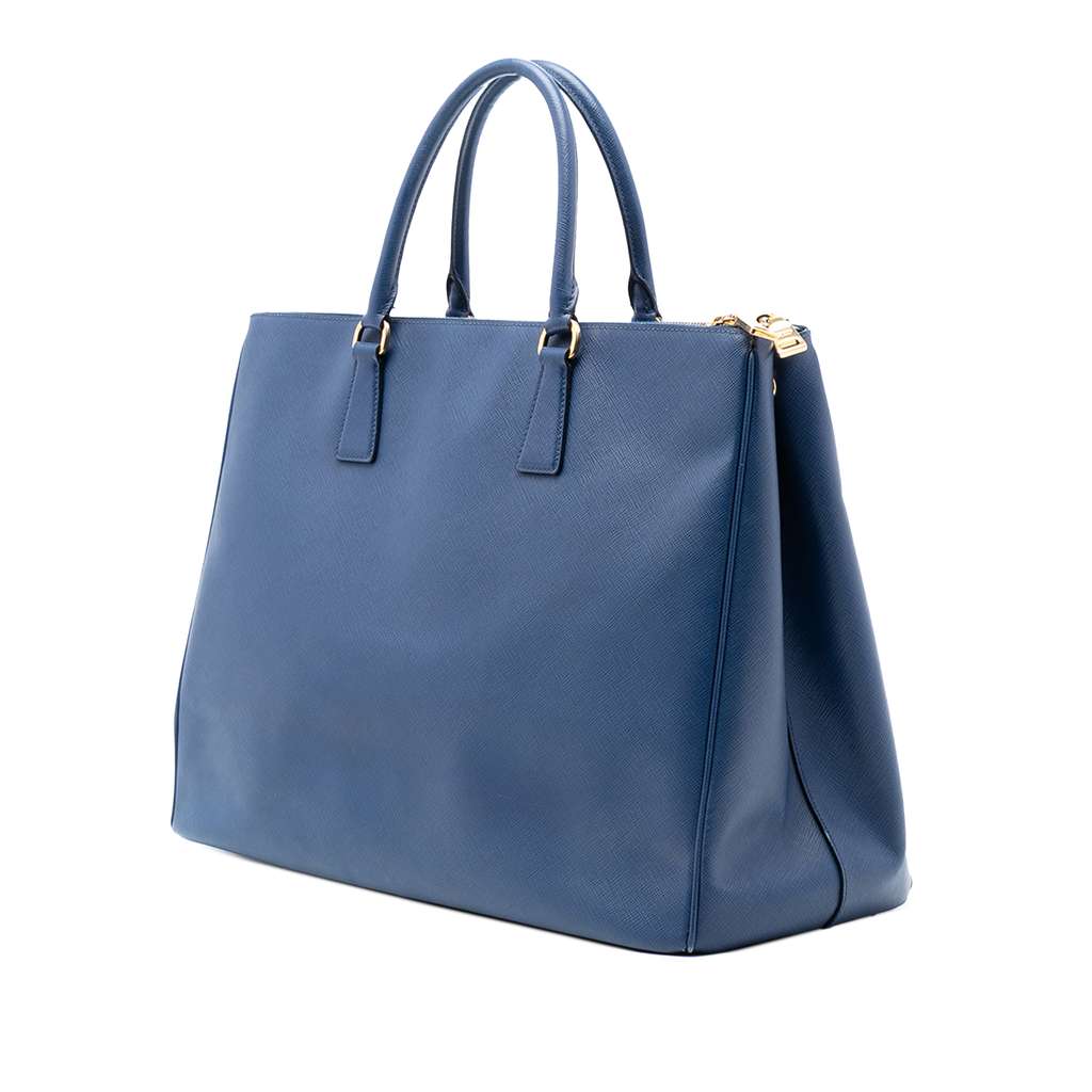 Prada Extra Large Saffiano Lux Galleria Double Zip Tote - 2