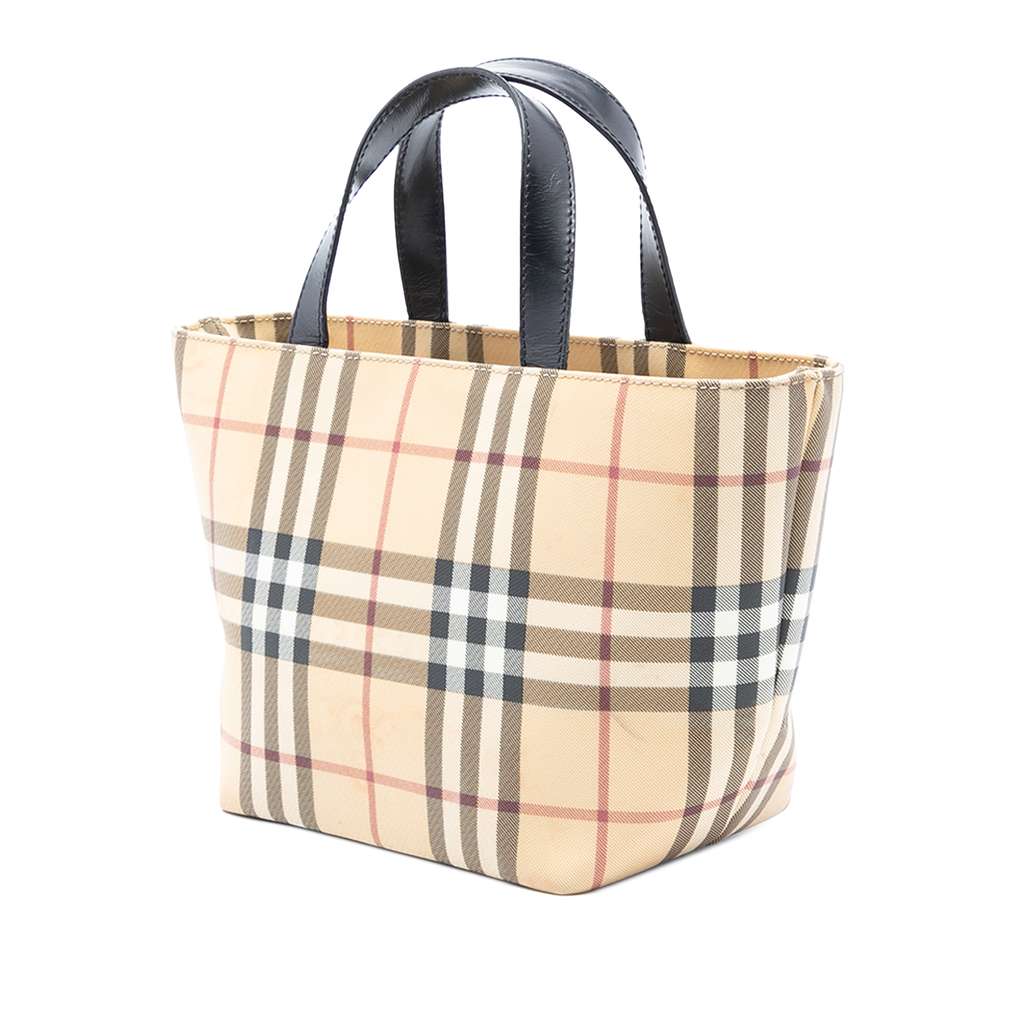 Burberry Mini House Check Canvas Tote - 2