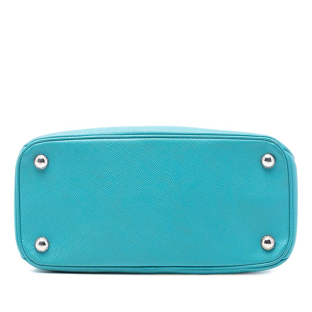 Prada Small Saffiano Cuir Turnlock Twin Satchel - 3