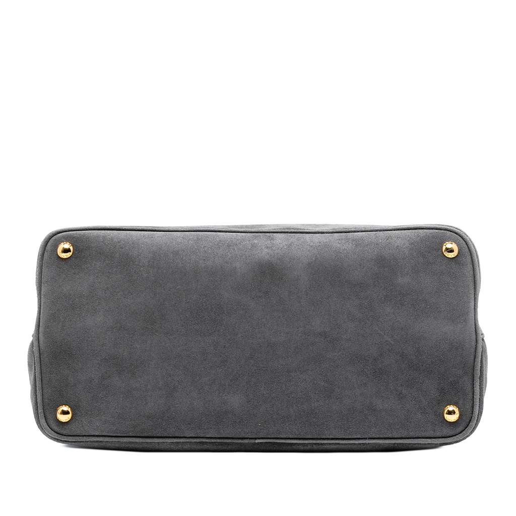 Prada Medium Scamosciato Double Satchel - 3