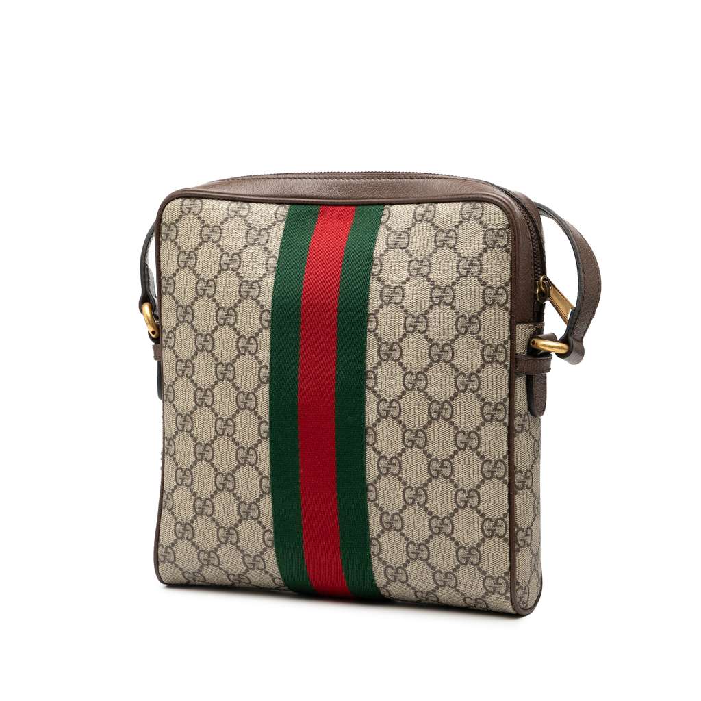 Gucci Small GG Supreme Web Ophidia Messenger Bag - 2