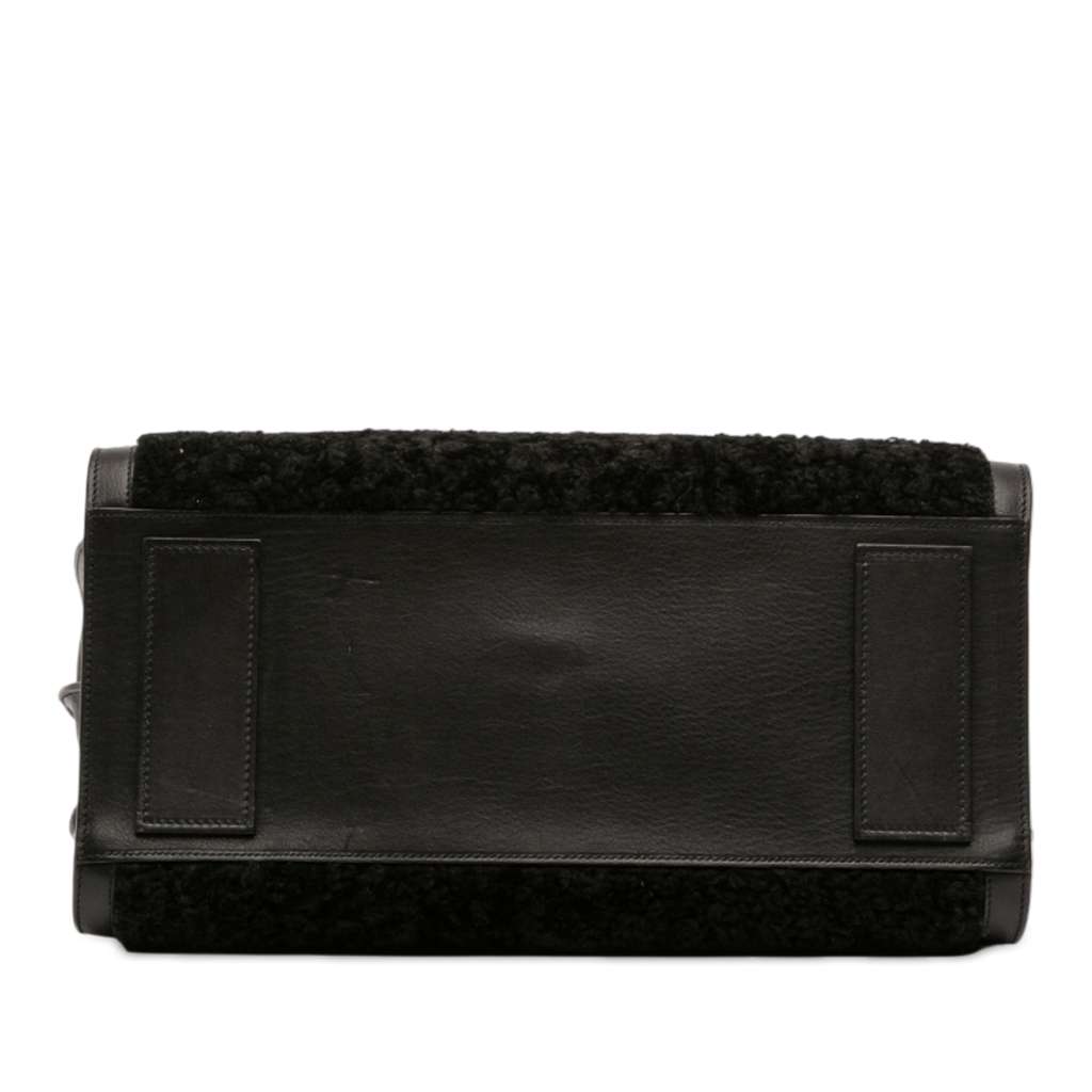 Saint Laurent Large Shearling Sac de Jour Satchel - 3