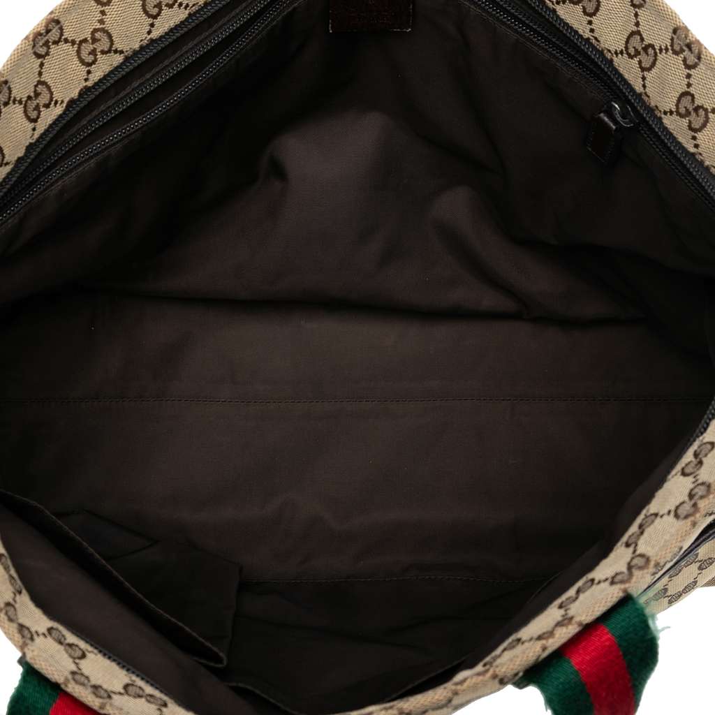Gucci GG Canvas Web Tote - 4