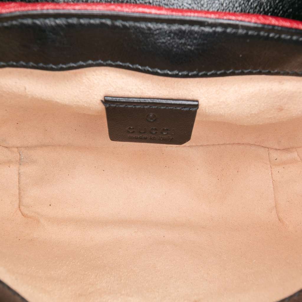 Gucci Super Mini GG Marmont Matelasse Leather Torchon Flap Crossbody - 5