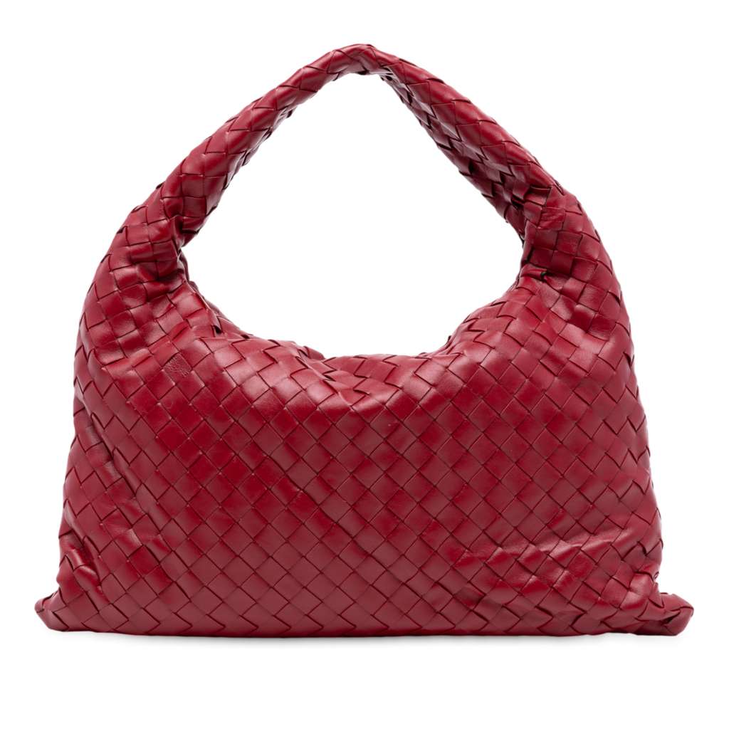 Bottega Veneta Small Calfskin Intrecciato Hop Hobo