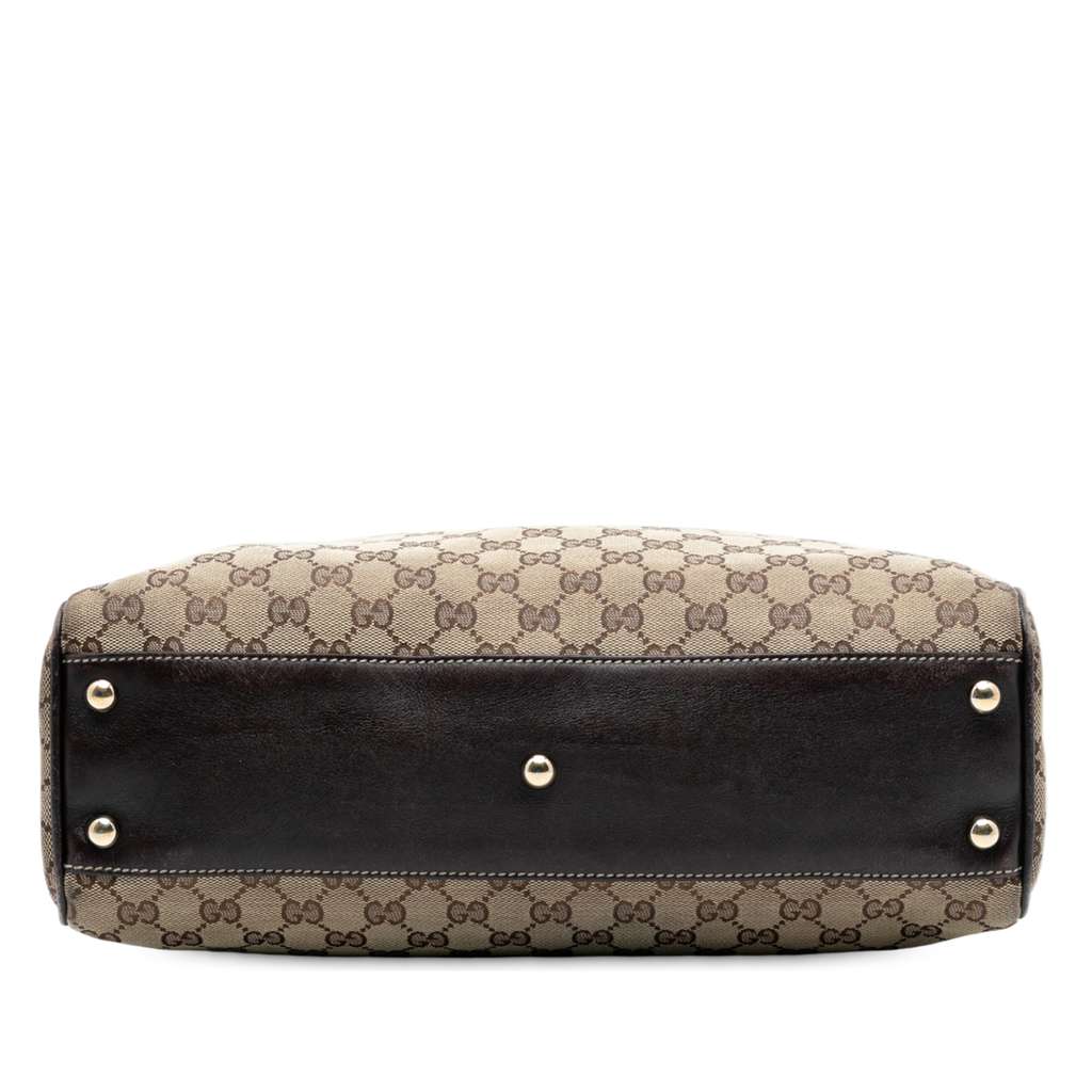 Gucci Medium GG Canvas Braided Peggy Tote - 3