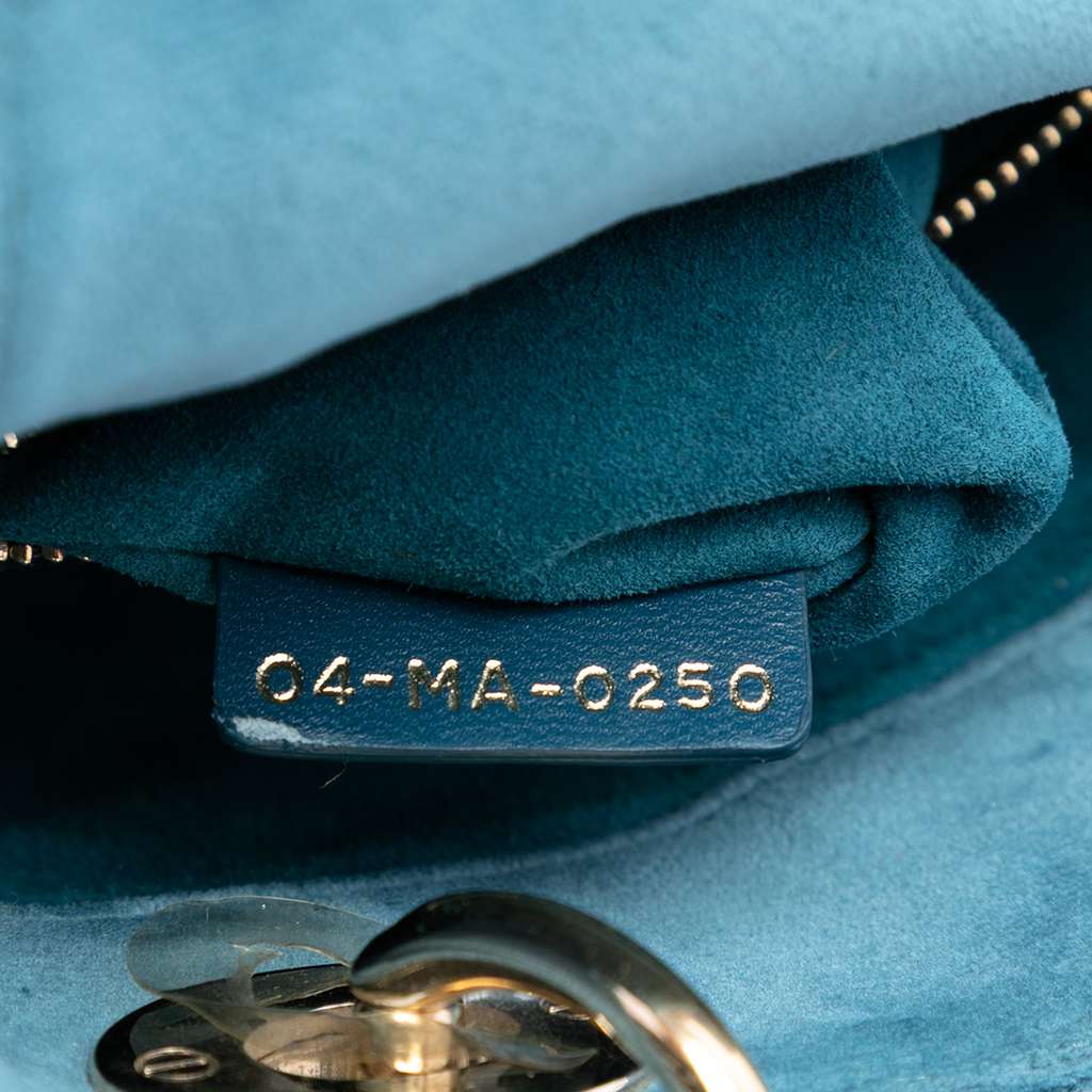 Dior Mini Velvet Cannage Lady Dior - 5