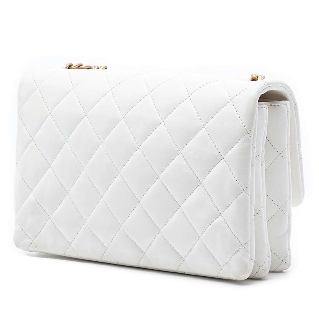 Chanel Medium Quilted Lambskin CC Single Flap - 2