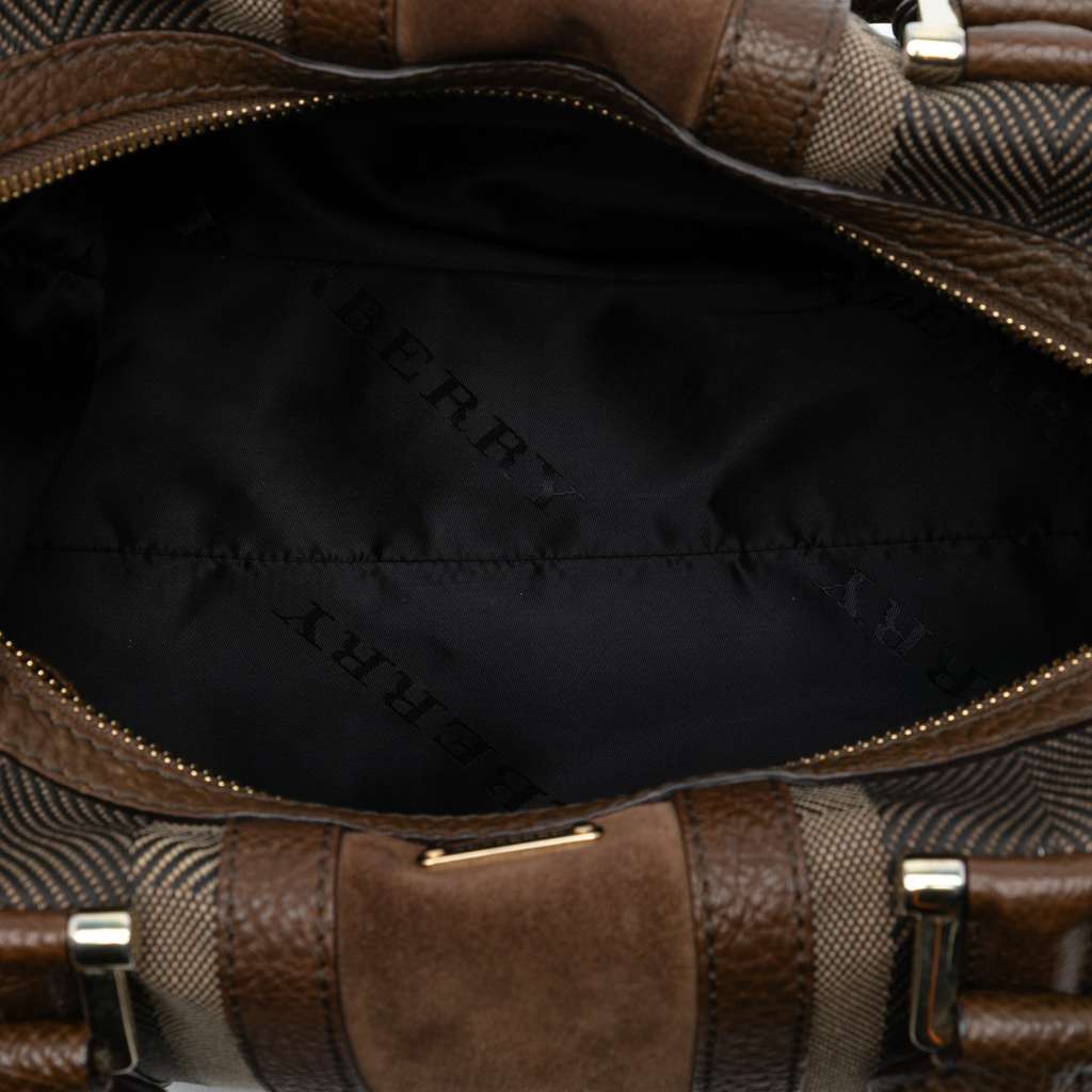 Burberry Canvas Nevinson Bowling Bag - 4