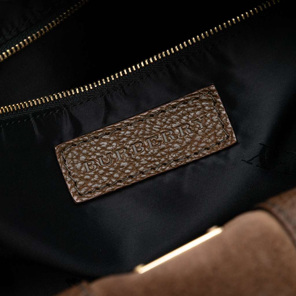 Burberry Canvas Nevinson Bowling Bag - 5