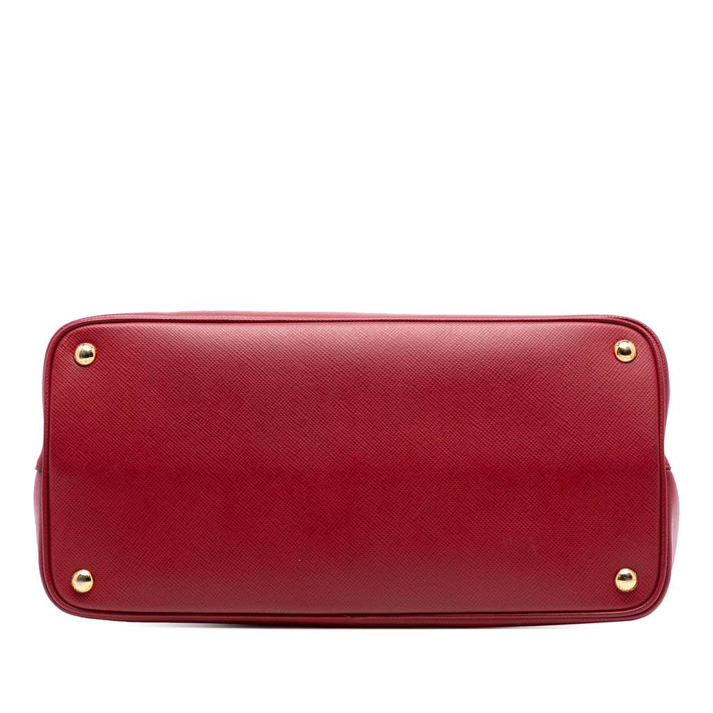 Prada Medium Saffiano Cuir Double Satchel - 3