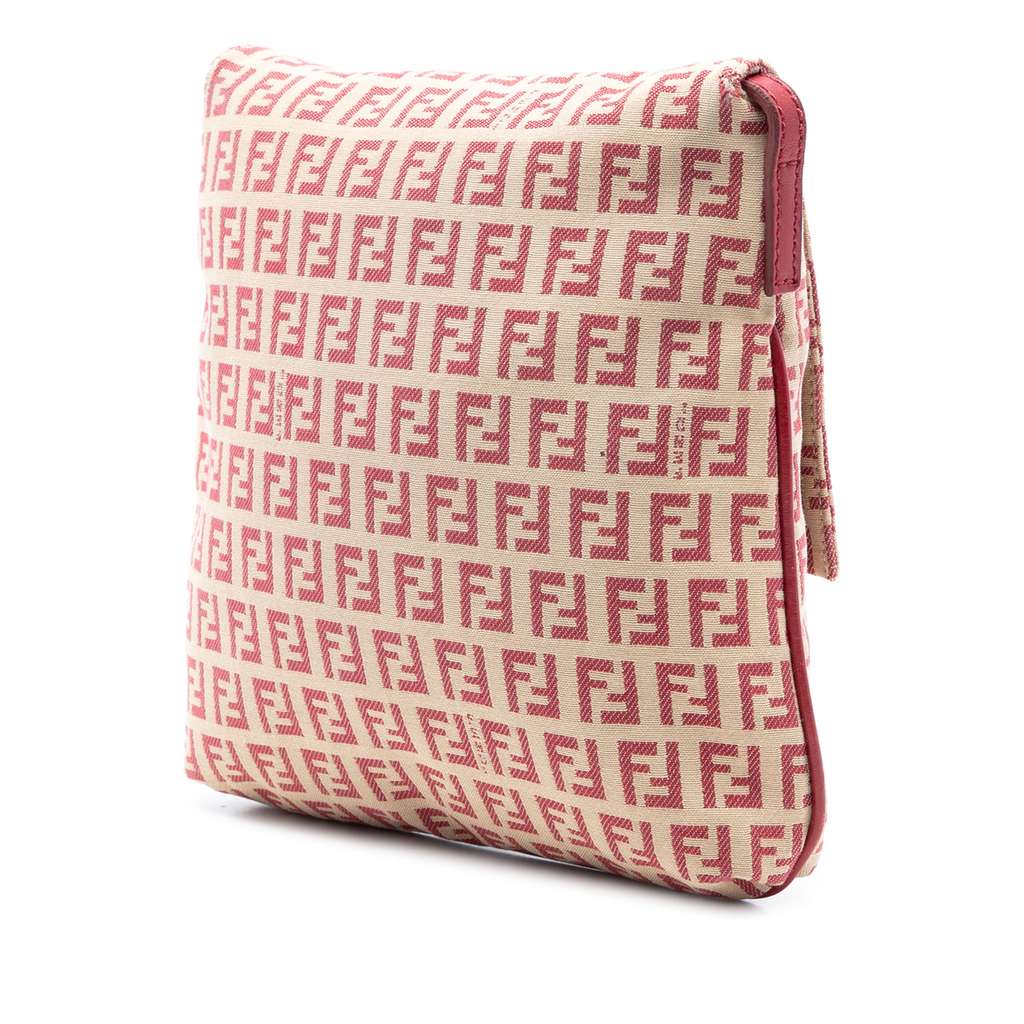 Fendi Zucchino Canvas Flap Crossbody - 2