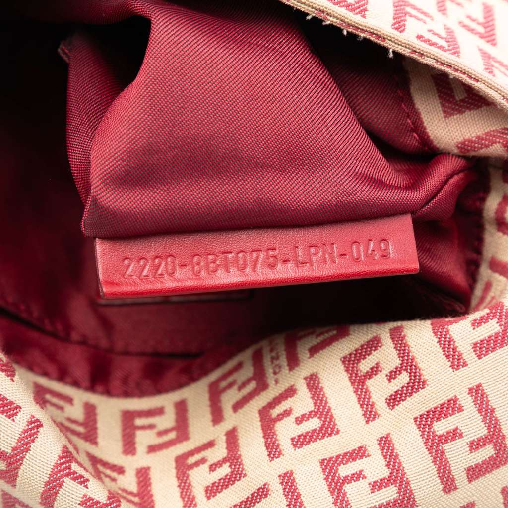 Fendi Zucchino Canvas Flap Crossbody - 5