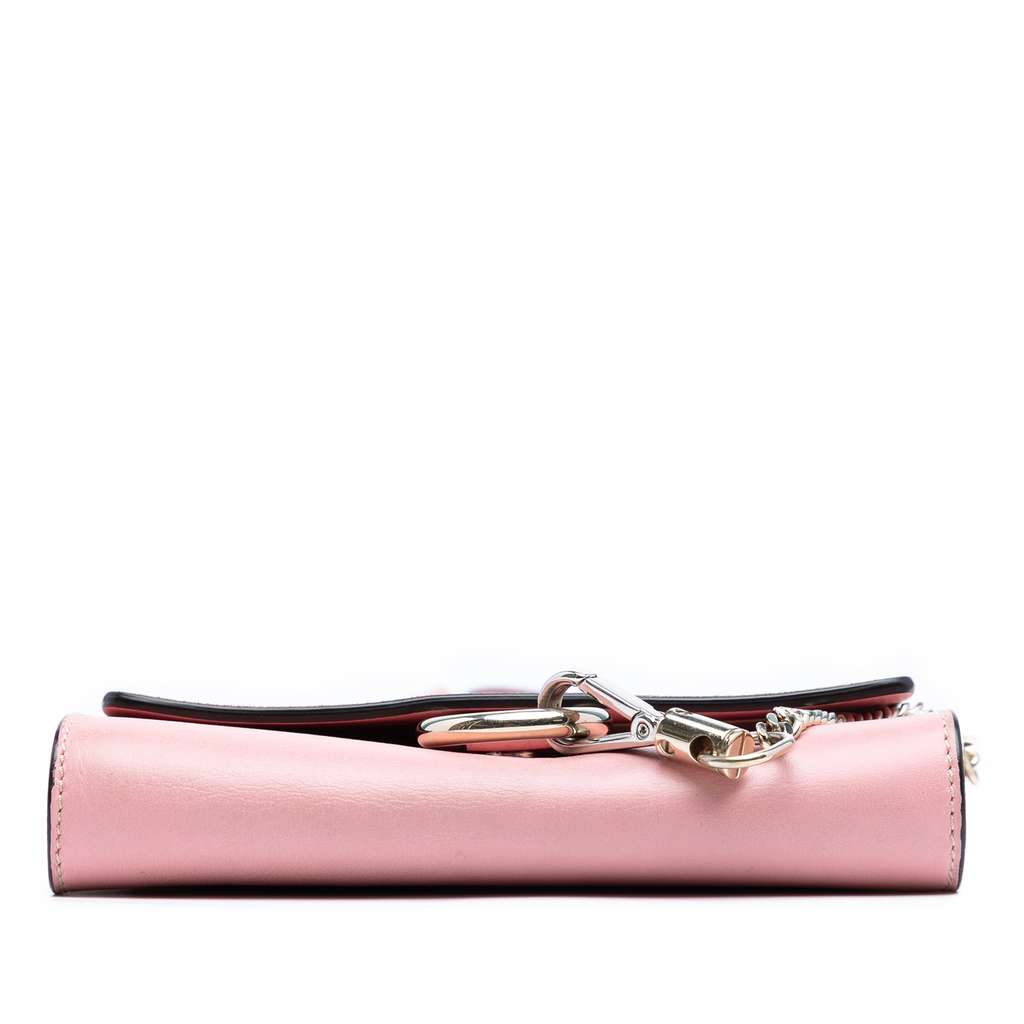 Chloé Mini Calfskin and Suede Faye Chain Crossbody - 3