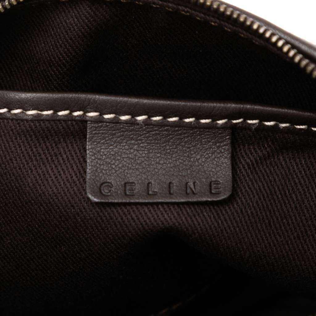 Celine C Macadam Suede Shoulder Bag - 5