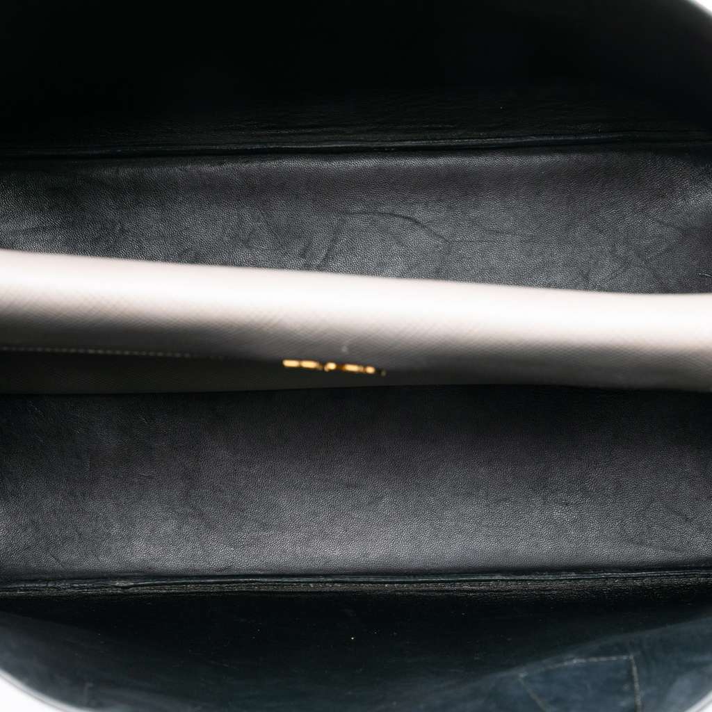 Prada Large Saffiano Cuir Double Satchel - 4