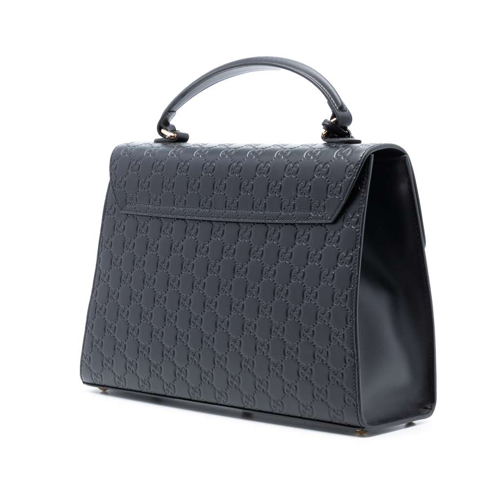 Gucci Guccissima Padlock Top Handle Bag - 2