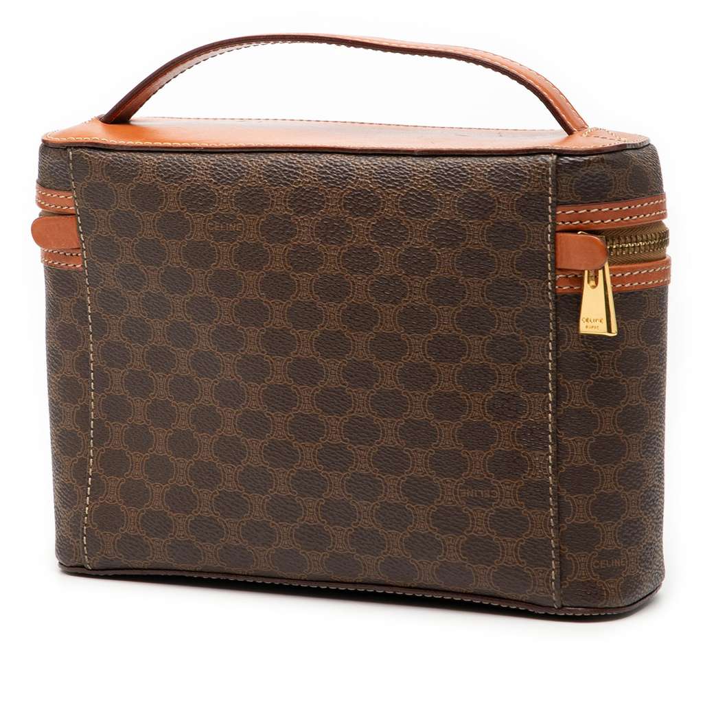 Celine Macadam Coated Canvas Vanity Bag - 2