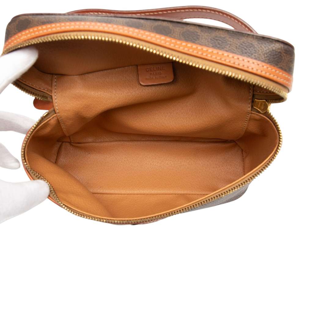 Celine Macadam Coated Canvas Vanity Bag - 4