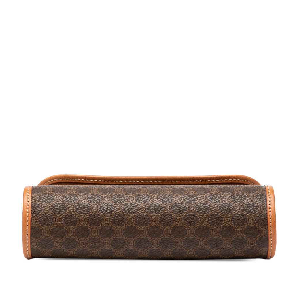 Celine Macadam Coated Canvas Clutch - 3