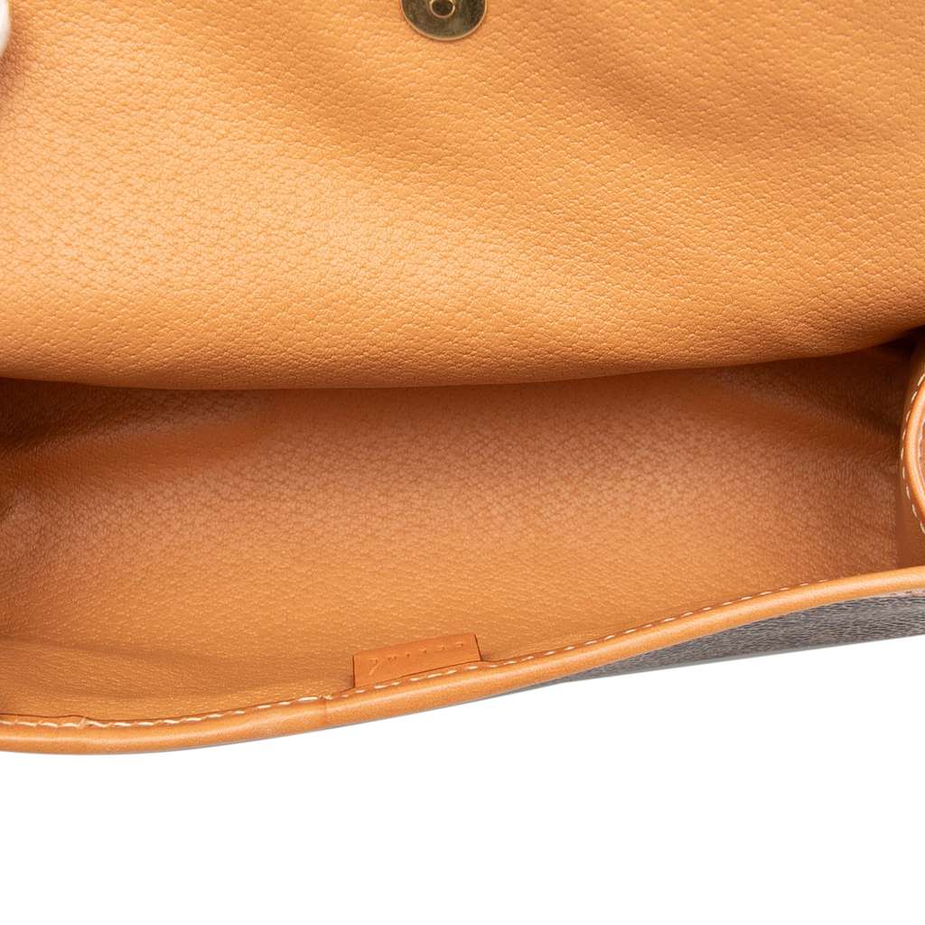 Celine Macadam Coated Canvas Clutch - 4