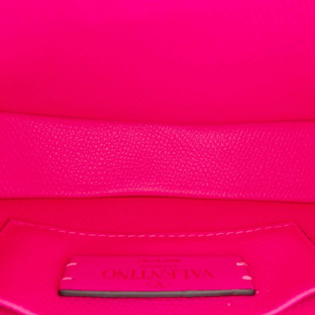 Valentino Mini Grainy Calfskin VLogo Hobo - 4