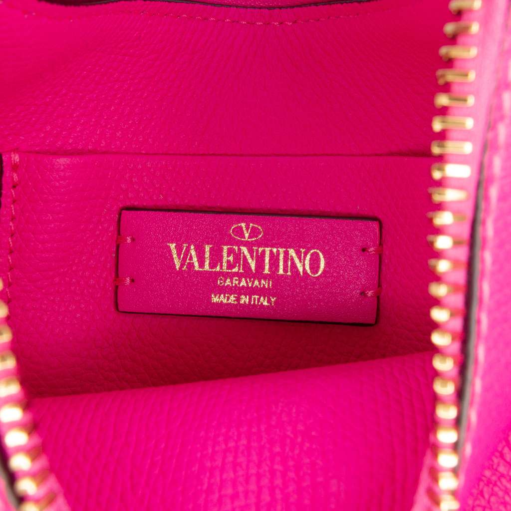 Valentino Mini Grainy Calfskin VLogo Hobo - 5