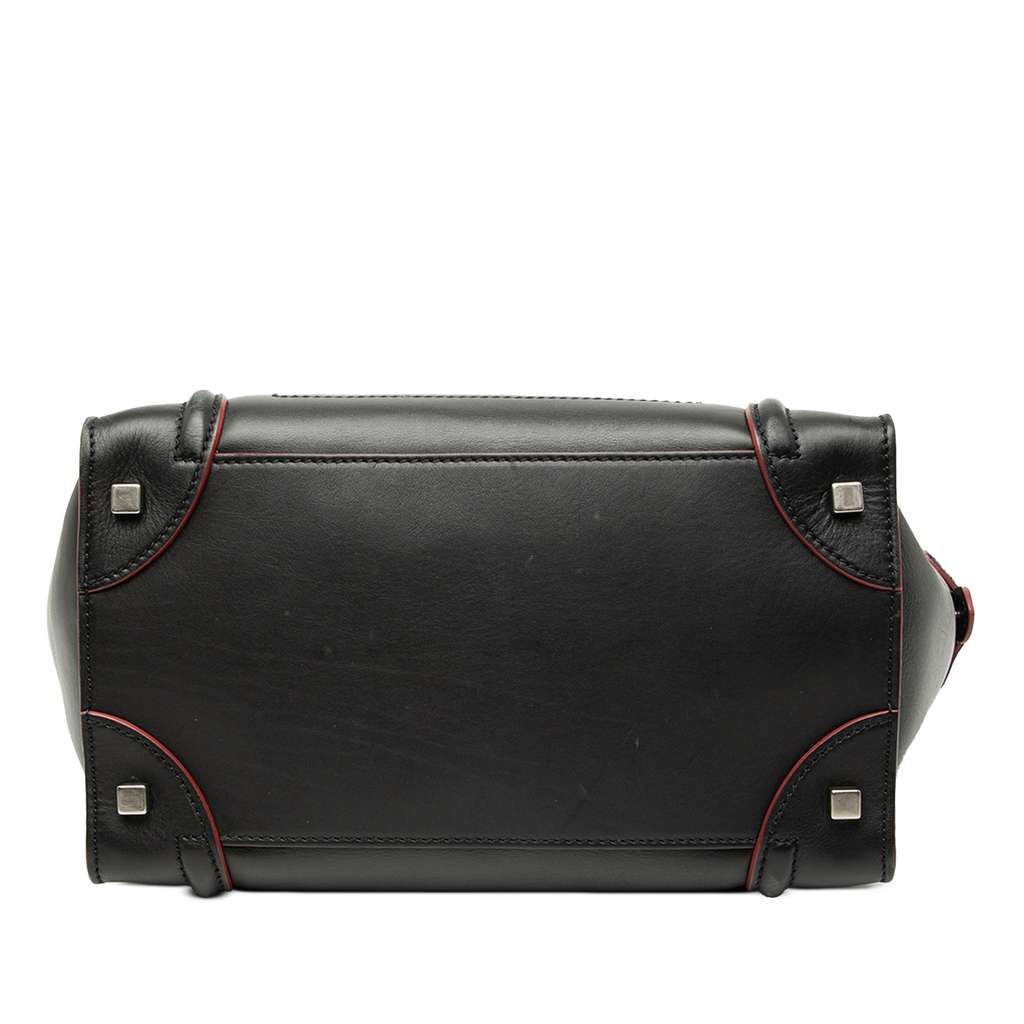 Celine Mini Bicolor Smooth Calfskin Luggage Tote - 3