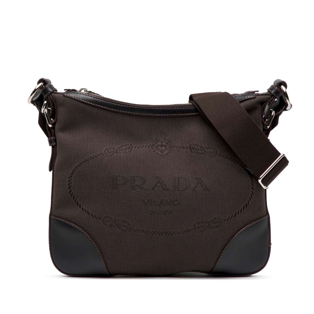 Prada Canvas Canapa Logo Crossbody