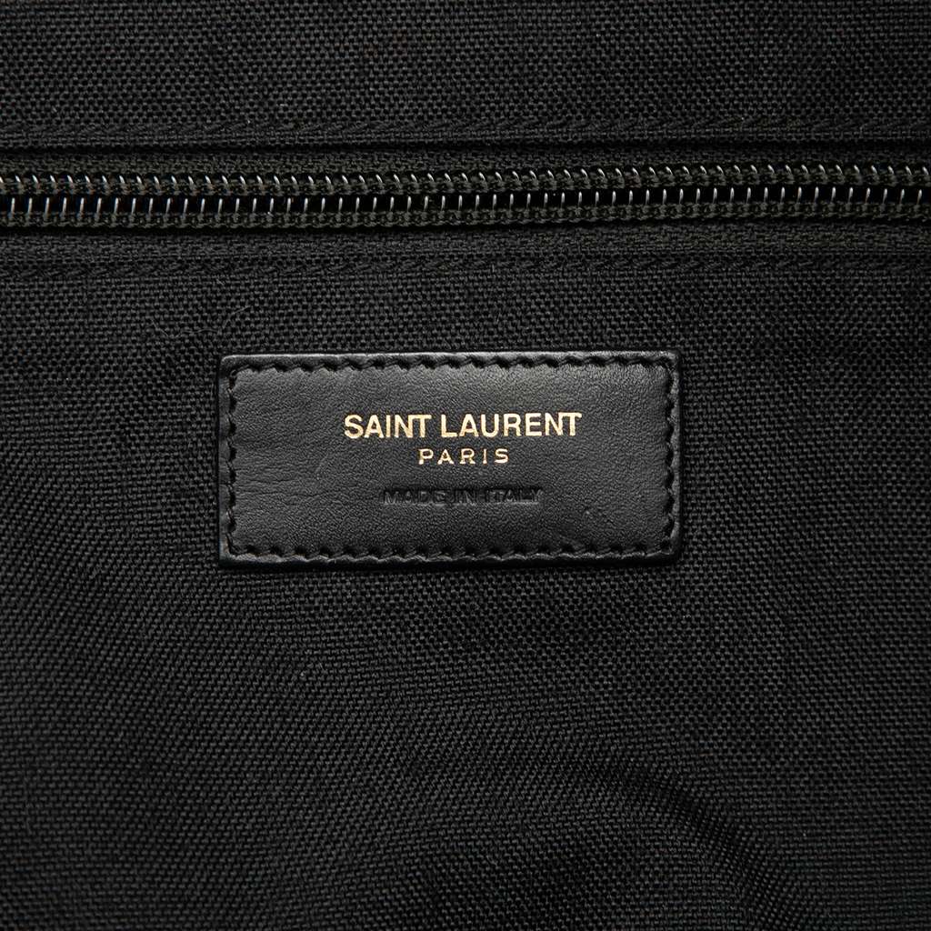 Saint Laurent Nylon and Denim Classic Hunting Backpack - 5