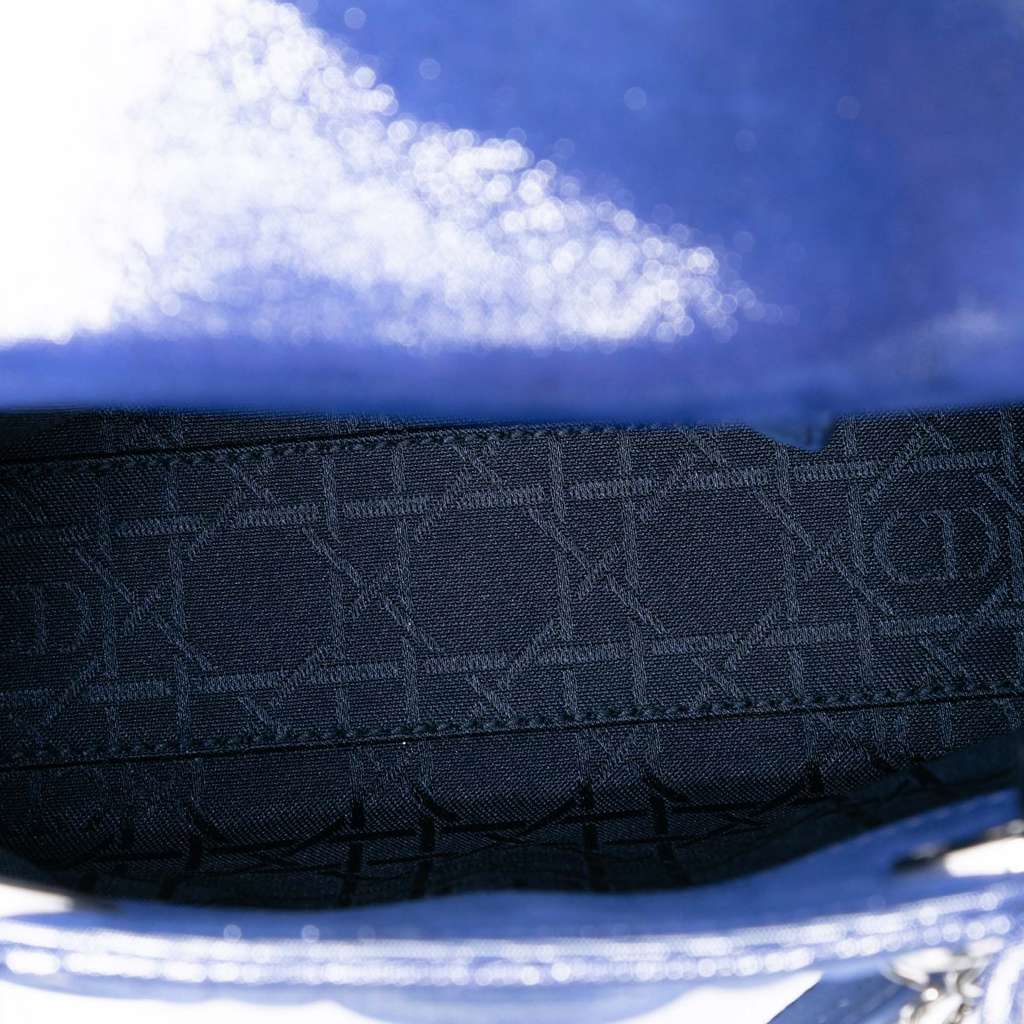 Dior Mini Iridescent Lambskin Cannage Lady Dior - 4