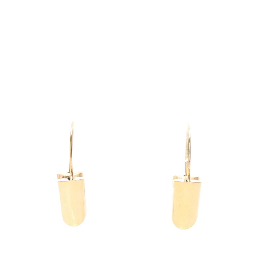 Louis Vuitton Gold Plated Essential V Hoop Earrings - 3