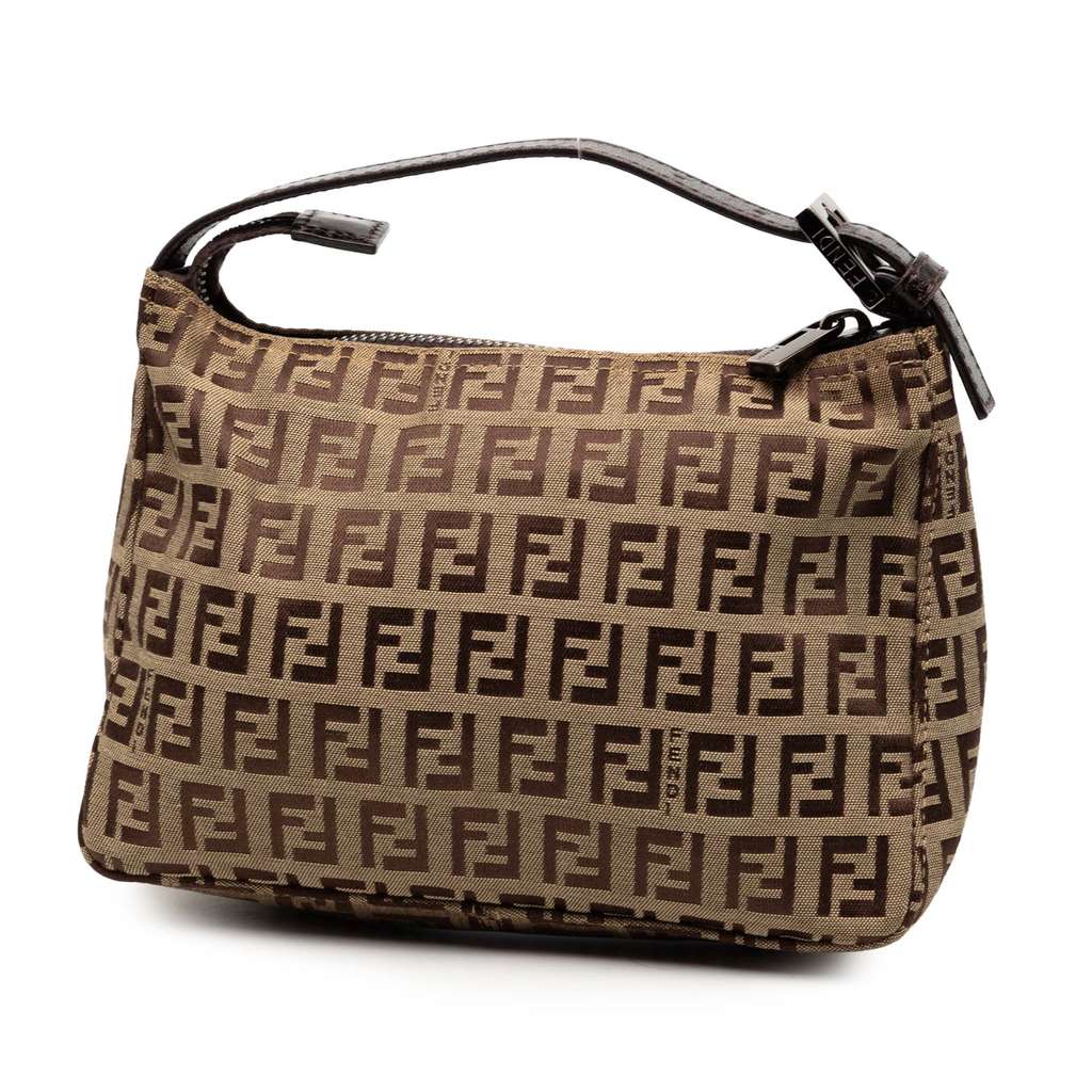 Fendi Zucchino Canvas Handbag - 2
