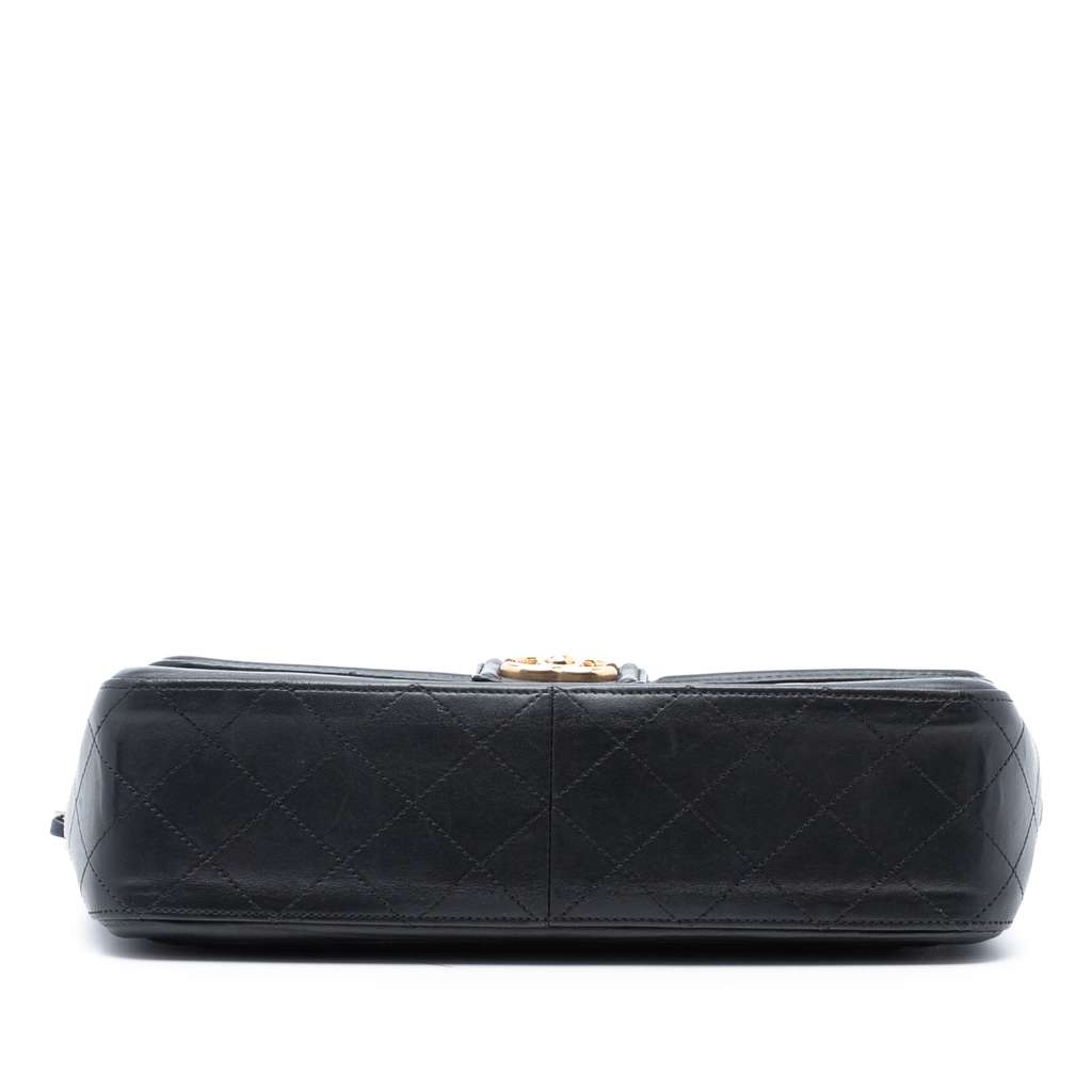 Chanel Large Bicolor Quilted Lambskin Elegant CC Flap - 3