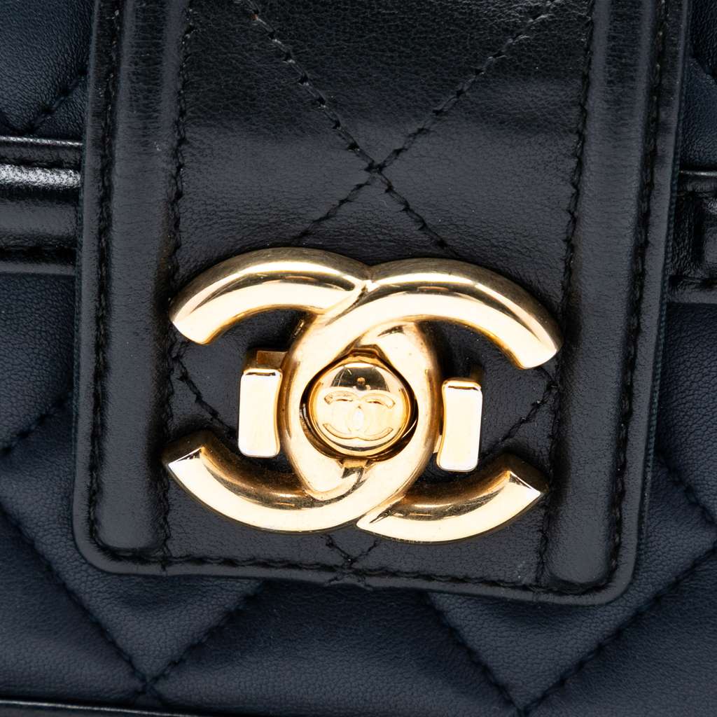 Chanel Large Bicolor Quilted Lambskin Elegant CC Flap - 5